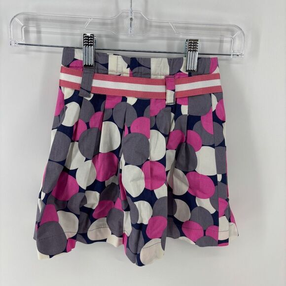 Mini Boden Preppy polka dot 2010s pleated skirt 3-4Y - Picture 4 of 6